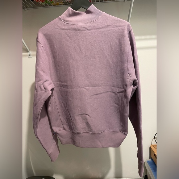 Champion sweatshirt high neck Reverse wick Size Small Purple - Picture 2 of 6